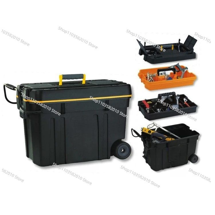 Auto repair equipment storage box toolbox trolley box garden engineering push box manufacturers wholesale
