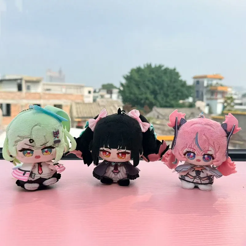 Zenless Zone Zero Mini Plush Keychain Anby Nicole Corin Chibi Doll Soft Stuffed Pendant Cute Game Decor Gift for ZZZ Anime Fans