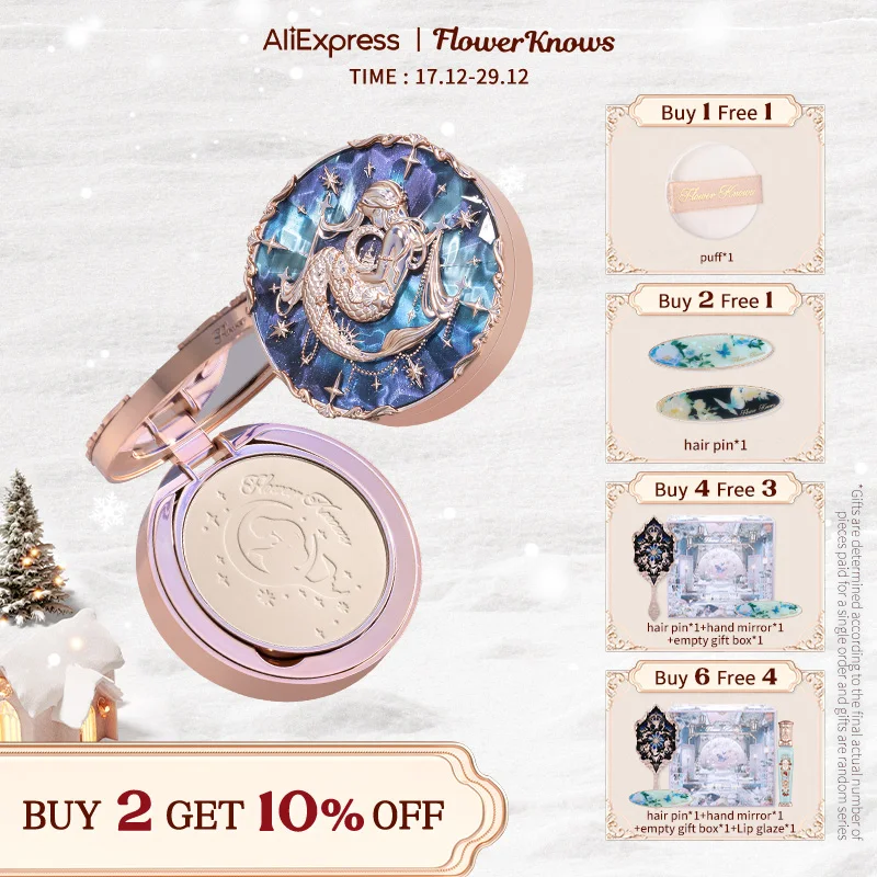 Flower Knows Moonlight Mermaid Series Setting Powder