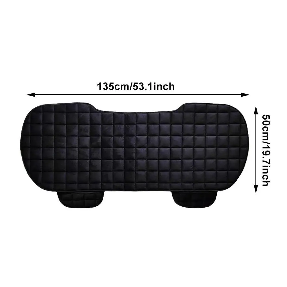 Car Rear Seat Cover Universal Auto Flocking Cloth Seat Four Auto Accessories Interior Non-slip Seasons Cushions Seat Protective