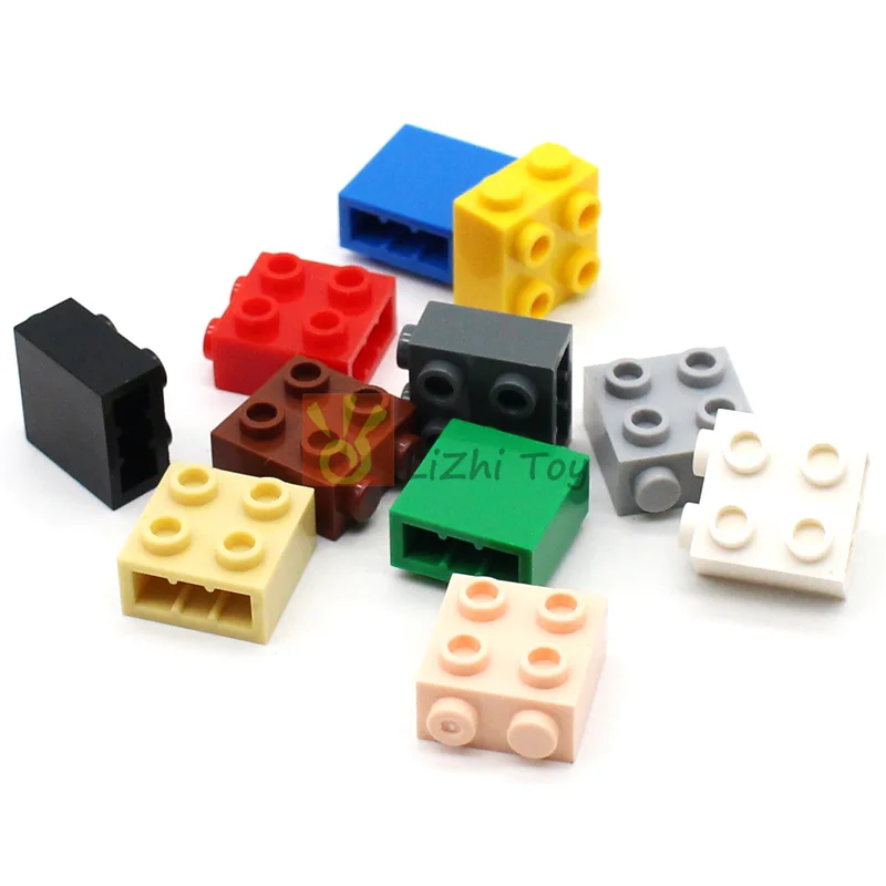 40pcs MOC Brick Parts 22885 Brick Modified 1x2x1 2/3 with Studs on Side Classic Piece Building Block Construction Toy Accessory