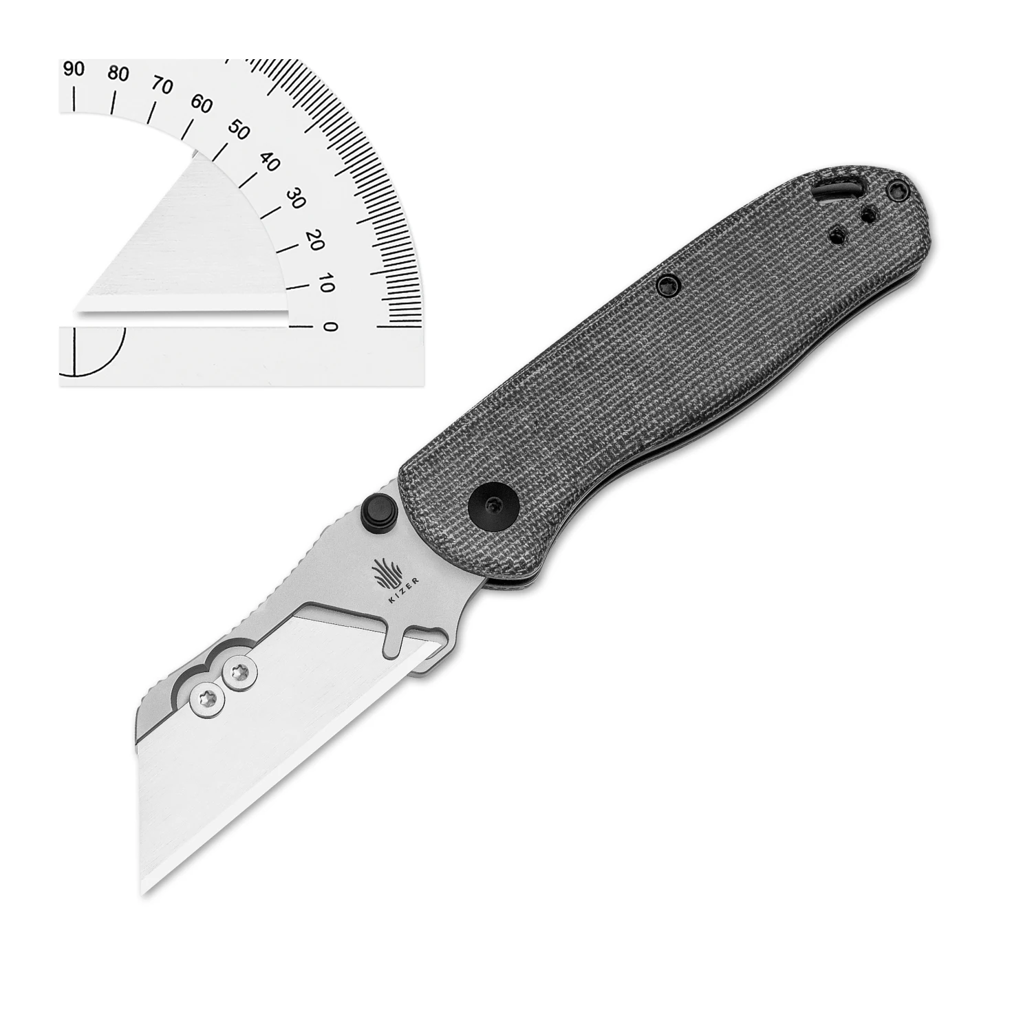 Kizer سكين جيب قابل للطي قطرة الدب فائدة V3619JA3/JA4/JA5 ميكارتا/PEI/أكريليك 2025 أدوات EDC جديدة السكاكين