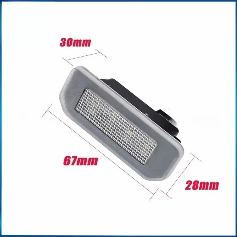 

For Popular 2PCS Number Plate Light Lamp License Plate Light For Model 3 2017-2024 2020-2022 Model Y Car Light Assem Popular