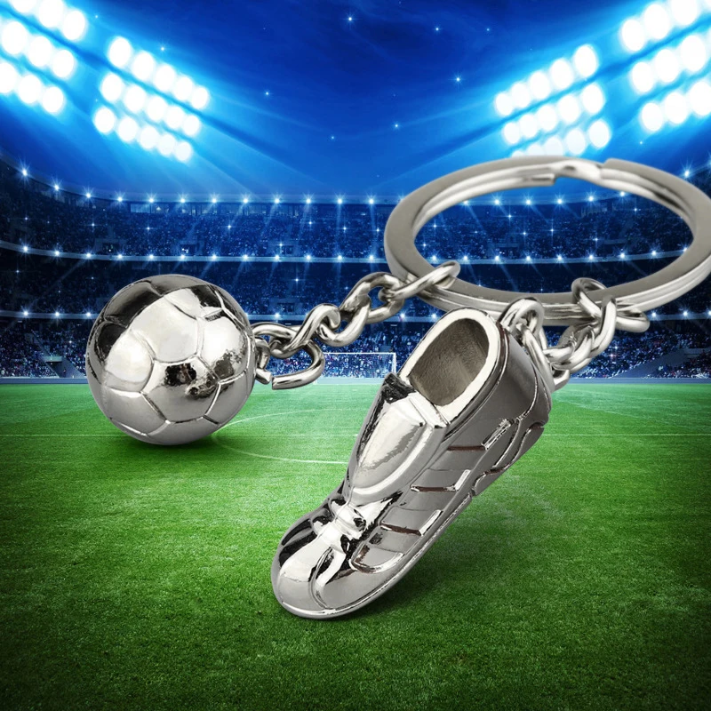 2024 New European Cup Metal Keychain Fashion Football Design Men Women Fans Souvenir Bag Car Decoration Boyfriend Gift