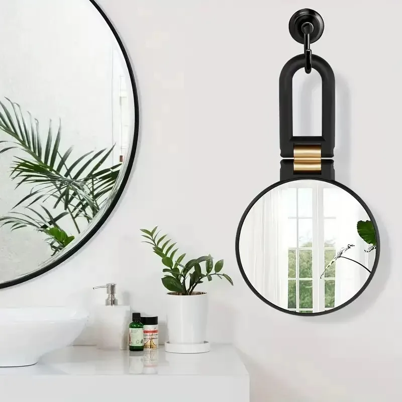 Double Sided 50x Hand Mirror Minimalist Portable Magnifying Mirror Aesthetic 360° Adjustable Folding Mirrors Home Ornaments