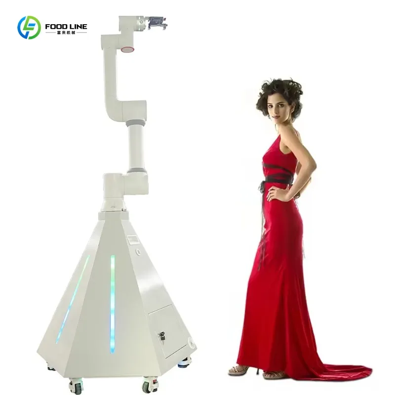 Customized Automatic 6 Axis Robot Video Photo Booth Robotic Arm Photo Machine Party Wedding Event Hot Sale