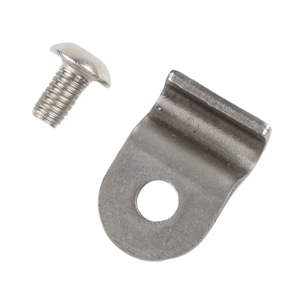 Stainless Steel Clip Stainless Steel Clips 3 16 Tube Brake Line Clamps Rounded Corners Includes Mounting Screws