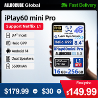 Alldocube iplay60 mini pro 8.4inch Tablet Helio G99 Android14 8GB RAM 128/256GB ROM Dual SIM 4G LTE pad 5500mAh Battery