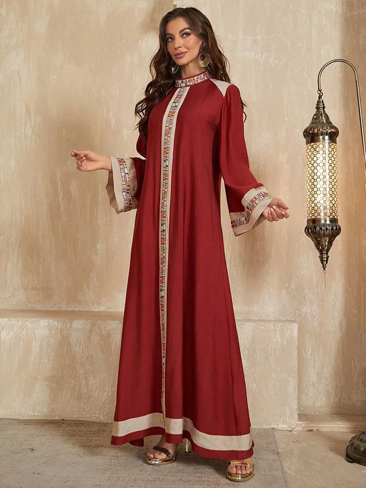 

Caftan Eid Elegant Muslim Women Dress Ramadan Party Dubai Abaya Turkey Islam Long Evening Dresses Musulmane Elegant Vestidos New