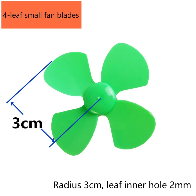 10Pcs 604 4-blade Propeller Fit 2212 2216 Motor For Model Making Wind Car Small Fan Underwater Robot DIY Helicopter