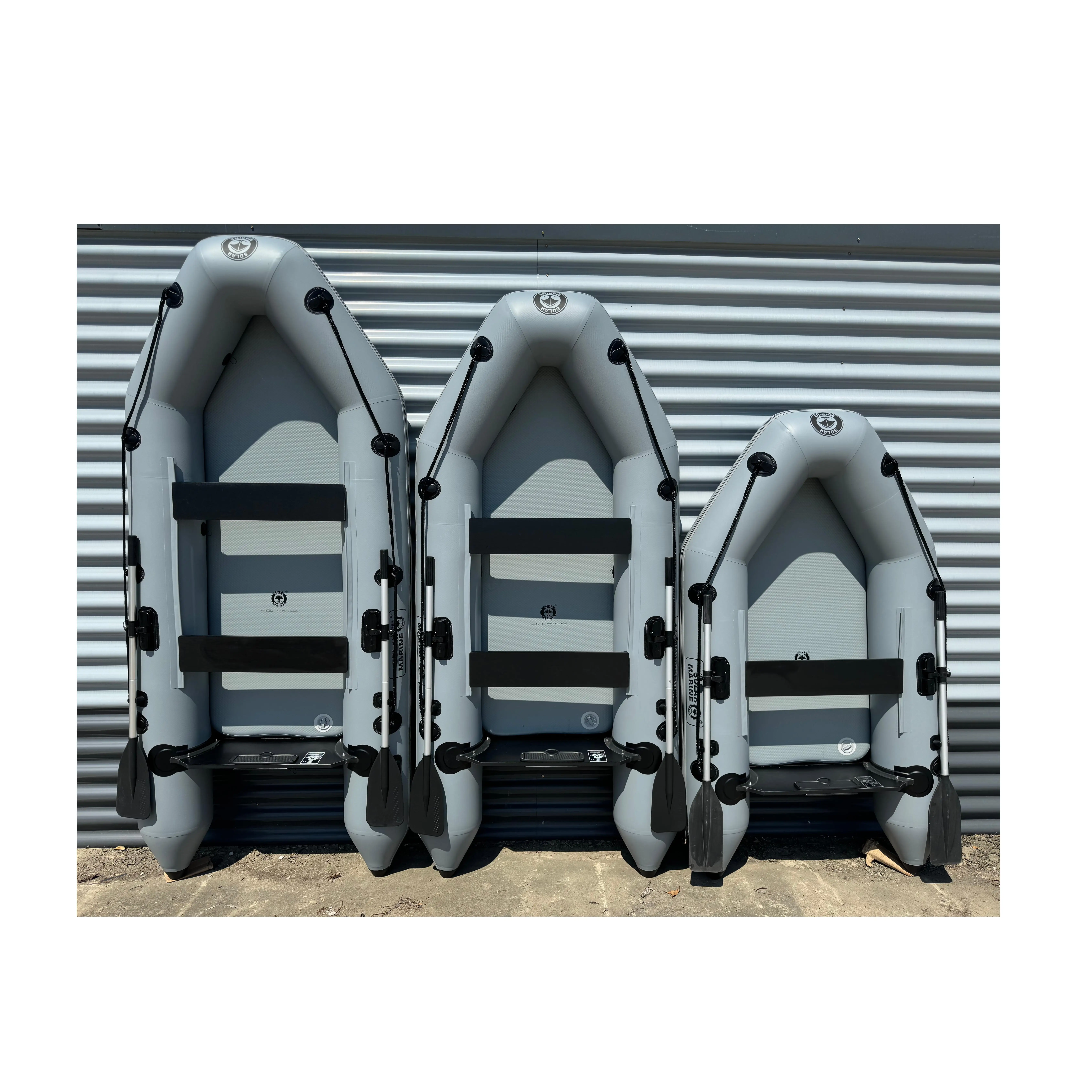 4 أشخاص 9.2ft 0.7 مللي متر نفخ الاعتداء كاياك الصيد قارب التجديف زورق مع مقاعد قابلة للتعديل للرياضات المائية #4