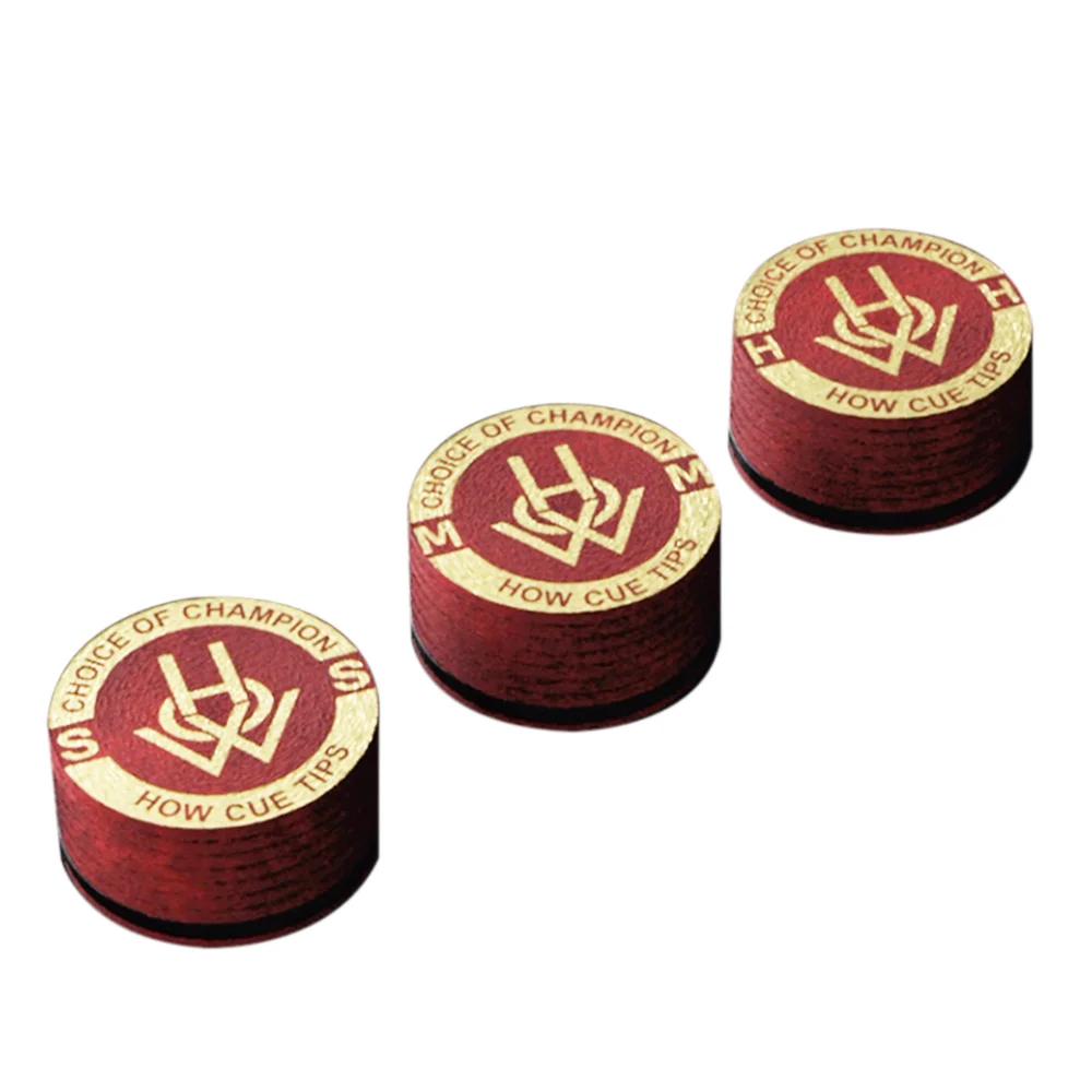 How Pool Cue Tip Pigskin Material 8-Layer Pressed Design 14mm Size S/M Model TITAM Tips for Pool & Billiard Games