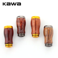 Kawa Fishing Handle Knob Red Sandalwood Material For S/D Spinning And Water-drop Fishing Reel Handle Accessory For Knob DIY