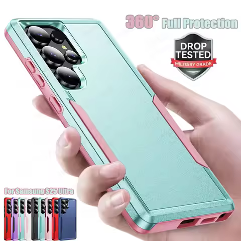 Commuter Series Case For Samsung S25 S24 S23 S22 S21 S20 FE Plus Ultra Shockproof Armor Heavy Duty Protect Ott Armor Box Cover