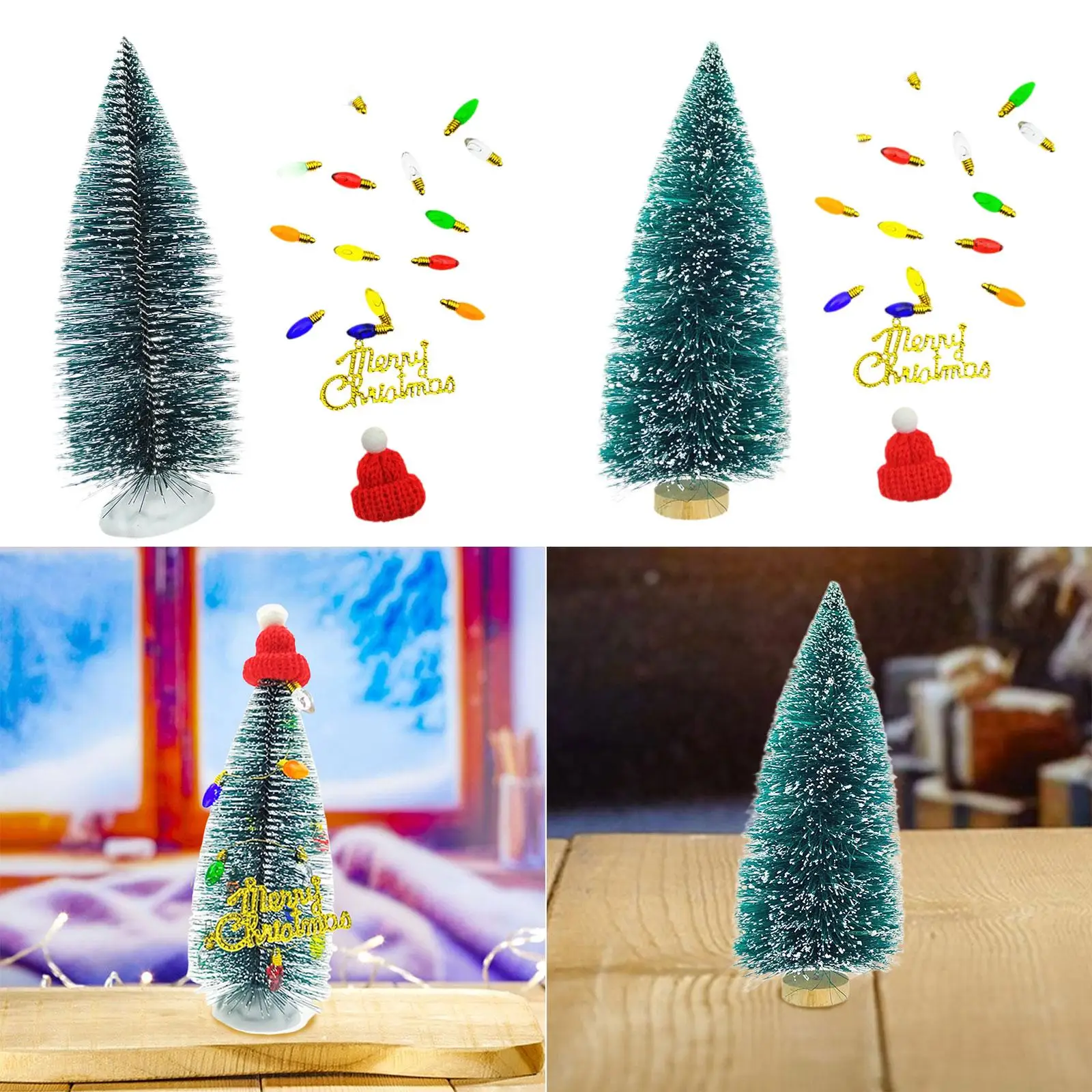 Christmas Tree Statue for Home Decor Ornament Iron Wire Figurine for Bedroom Living Room Cabinet Housewarming Table Centerpieces