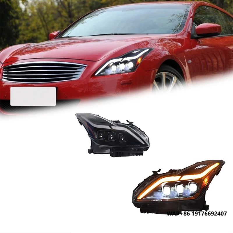 

FT Car Lights for 'Infiniti G37 Q60 Coupe 2-door 2008-2015 LED Projetor Headlamp Daytime Running Light Automotive Accessories