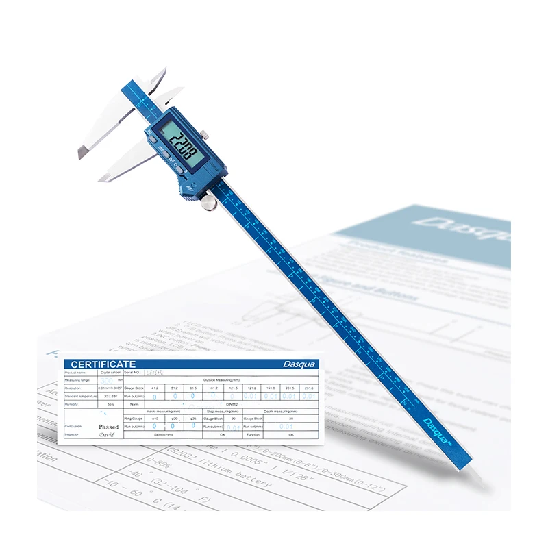 Stainless Steel Digital Caliper Range 0-300mm Accuracy 0.03mm Oil Proof IP Rating IP67 Digital Vernier Caliper