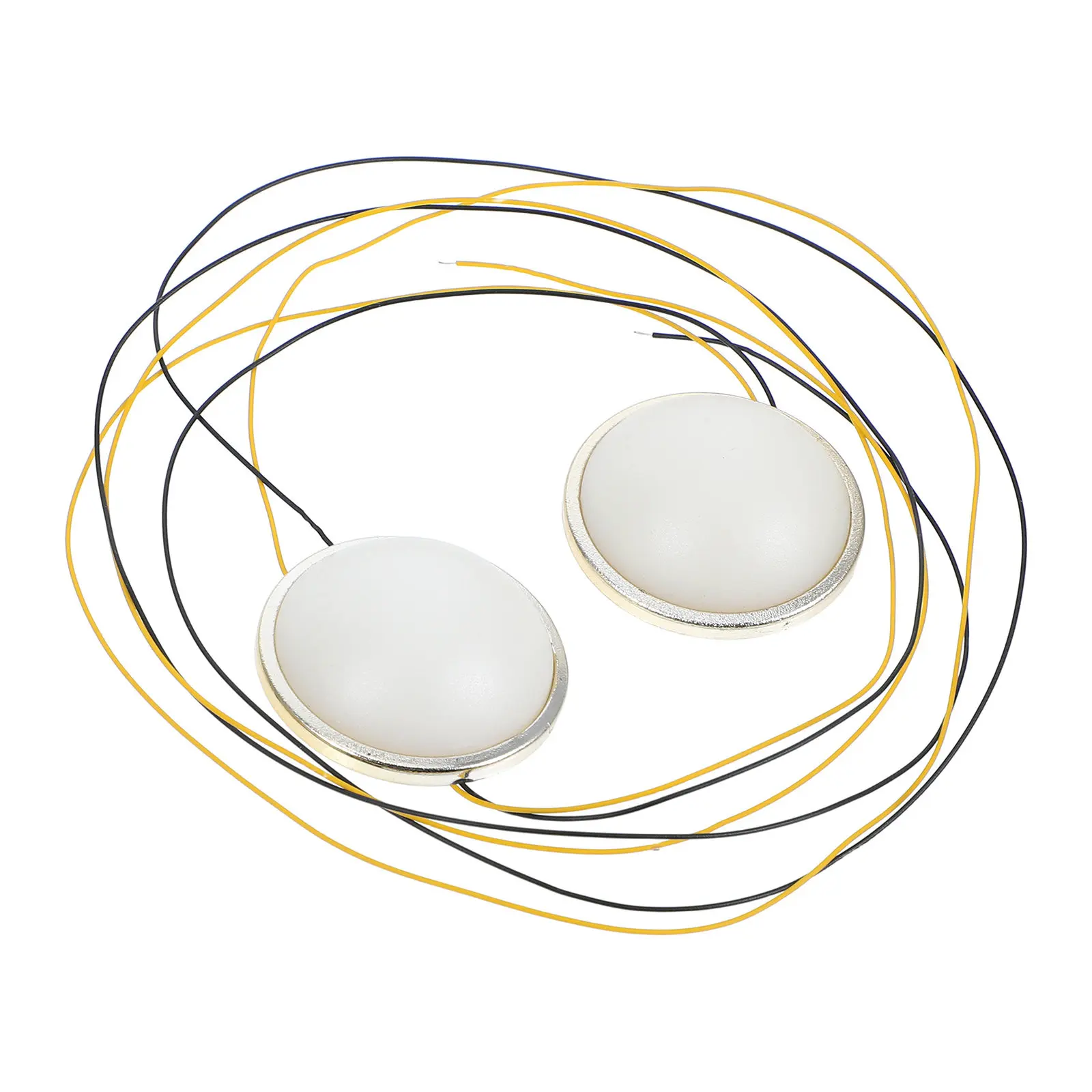 

2Pcs Warm White Miniature Ceiling Lamps Round Style for Dollhouse Bedrooms Cozy Atmosphere Tiny Home Decor Mini Lights