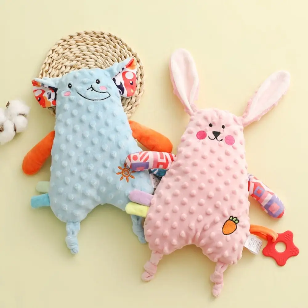 Kawaii Lion Rabbit Baby Comforter Toy Cute Soft Plush Animal Placate Dolls Comfortable Cartoon Baby Appease Doll Birthday Gift