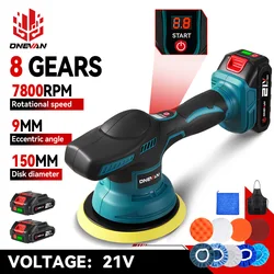 ONEVAN-Meuleuse électrique sans balais, 35000 tr/min, 6mm, 2000W, sans fil, vitesse variable, outils à distance pour batterie Makita 18V