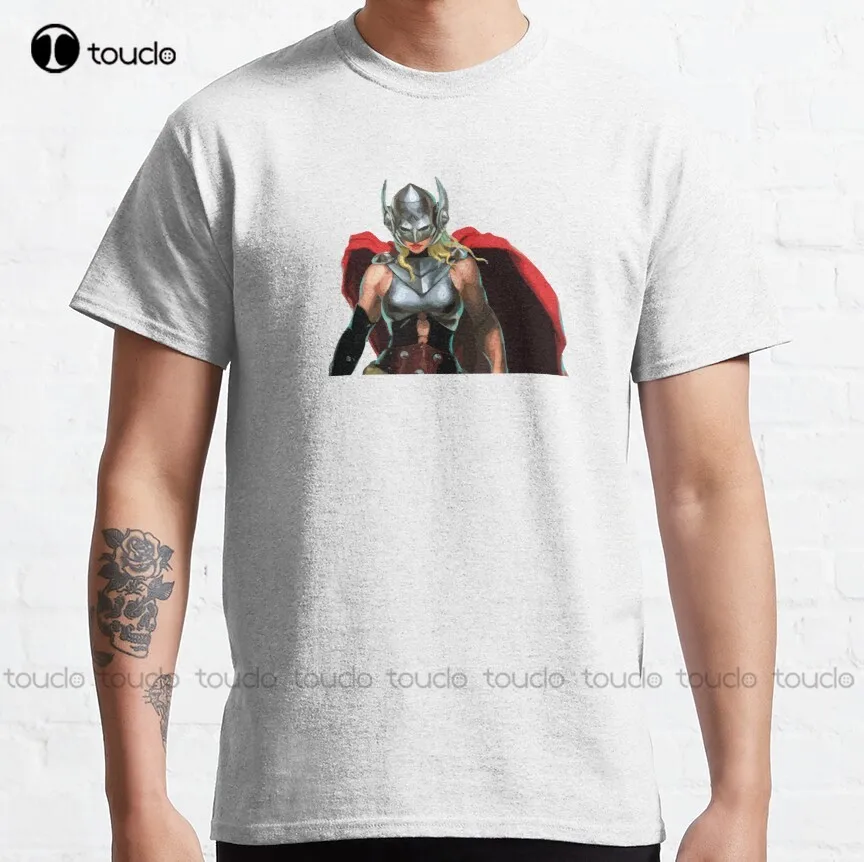 Jane Foster Love And Thunder Classic T-Shirt Golf Shirts Women Custom Aldult Teen Unisex Digital Printing Tee Shirt Xs-5Xl Retro