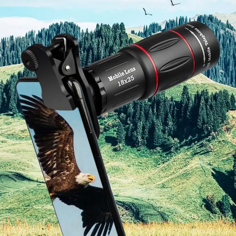External Mobile Phone Telephoto Lens 18 Times Universal Zoom Camera Lens HD Night Vision Professional