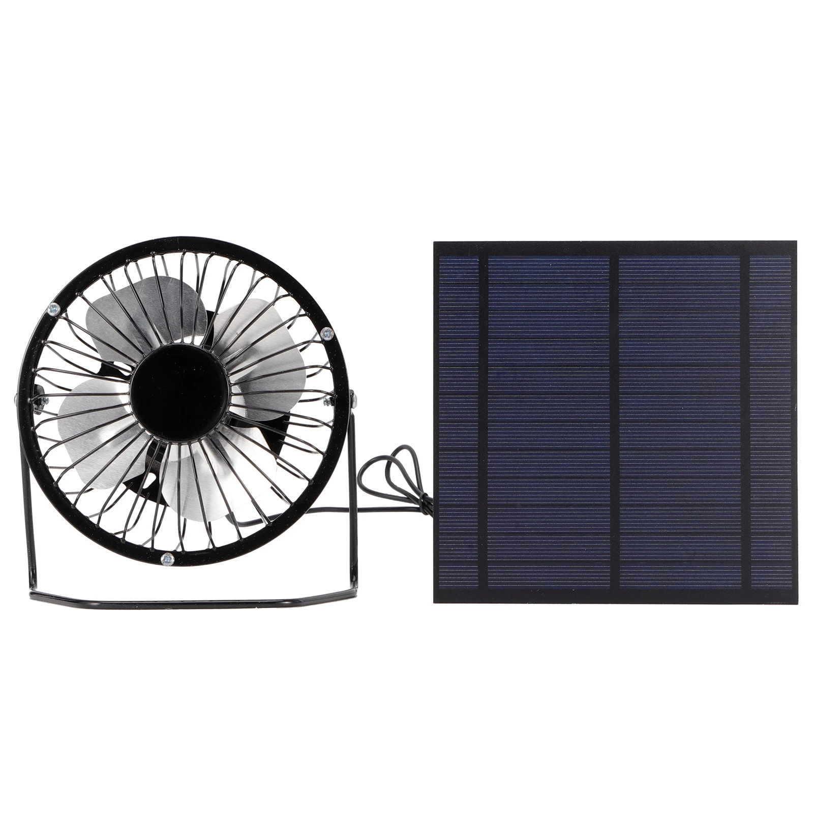 ZK20 5W Mini Solar Panel with Portable Cooling Fan Photovoltaic Solar Panel Set for Greenhouse