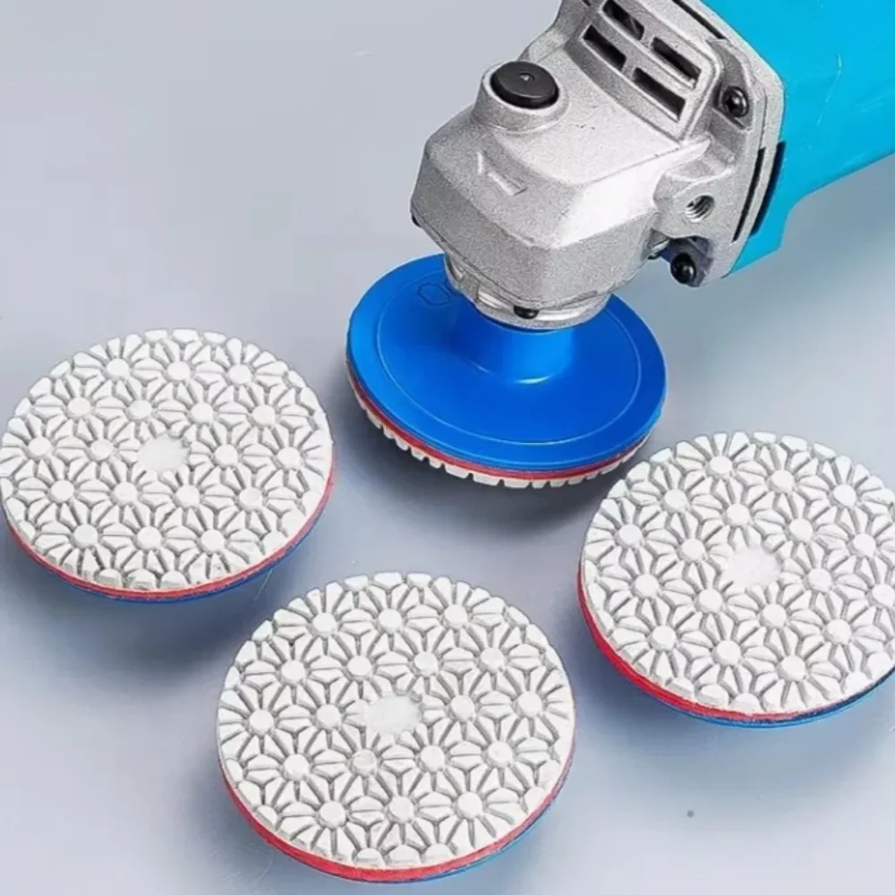 M10 Integrated Stone Trimming Polishing Disc Diamond Polishing Pad Marble Granite Gemstone Grinding Wheel Wet Dry Polishing Pads