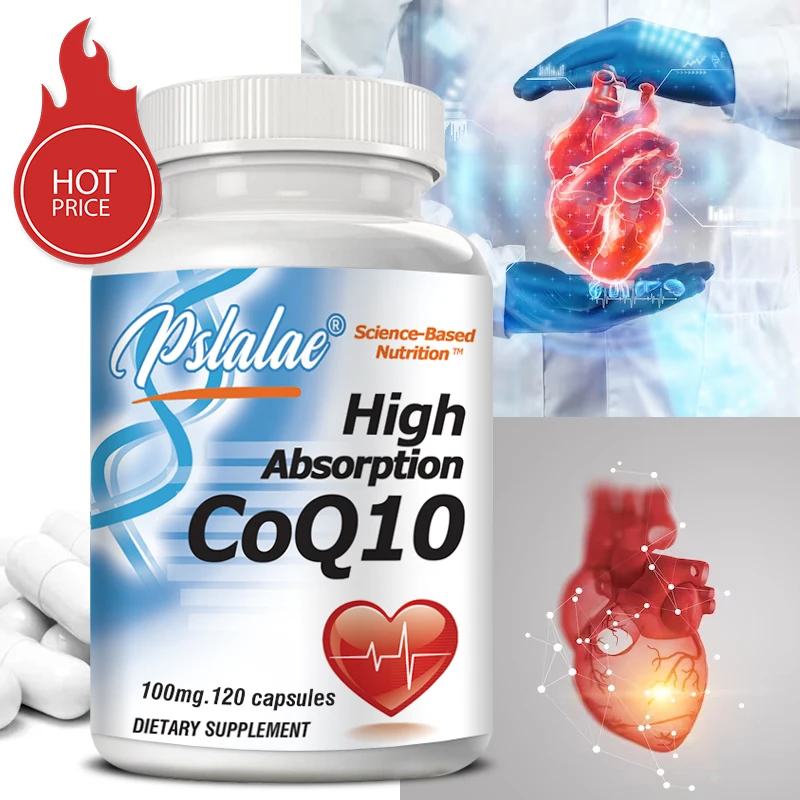 High Absorption Coenzyme Q10 - with Black Pepper Extract To Support Heart Health, Energy and Immunity