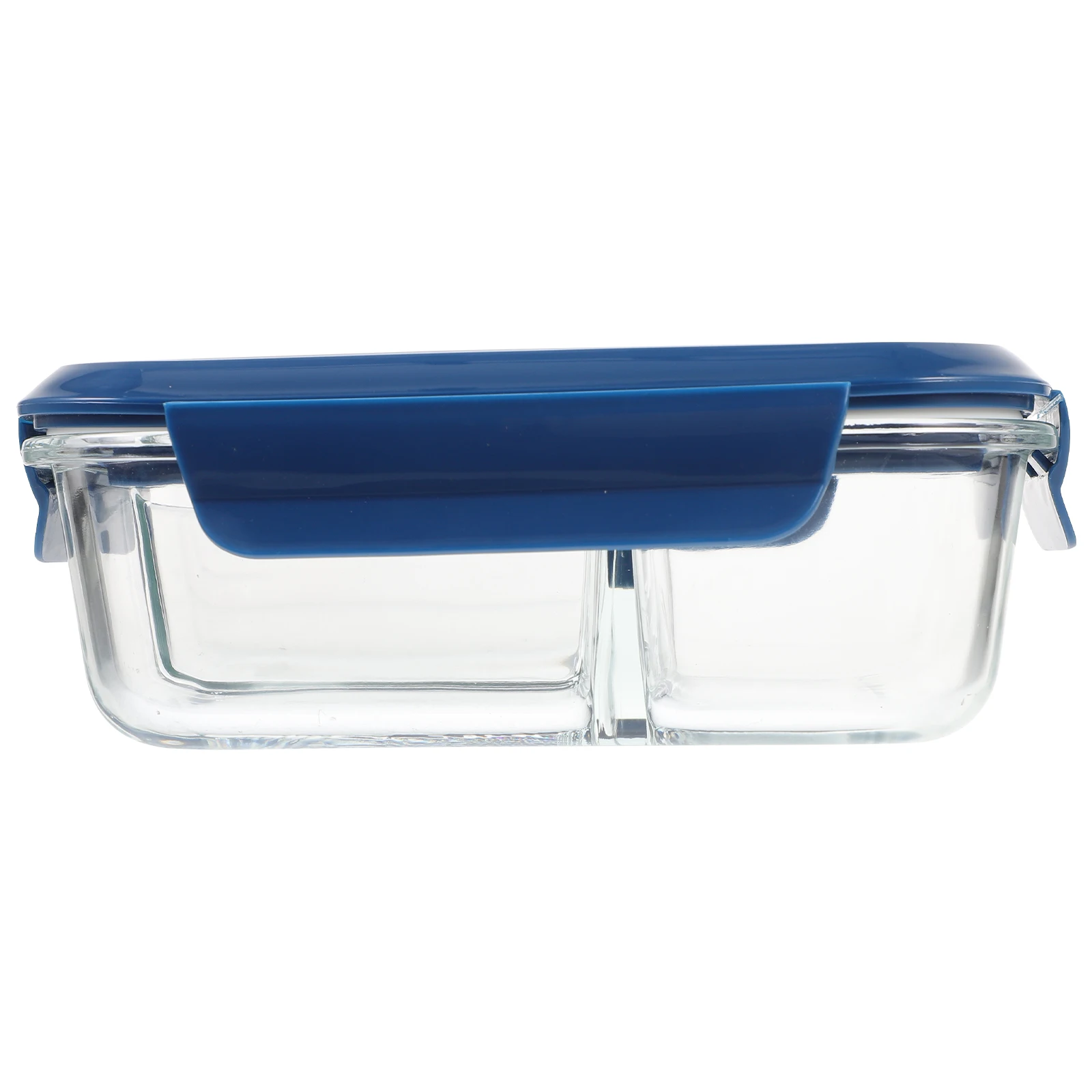 

Portable Glass Lunch Box with Lid Divided Compartments for Healthy Meals At Office School Picnics Glass Lunch Box