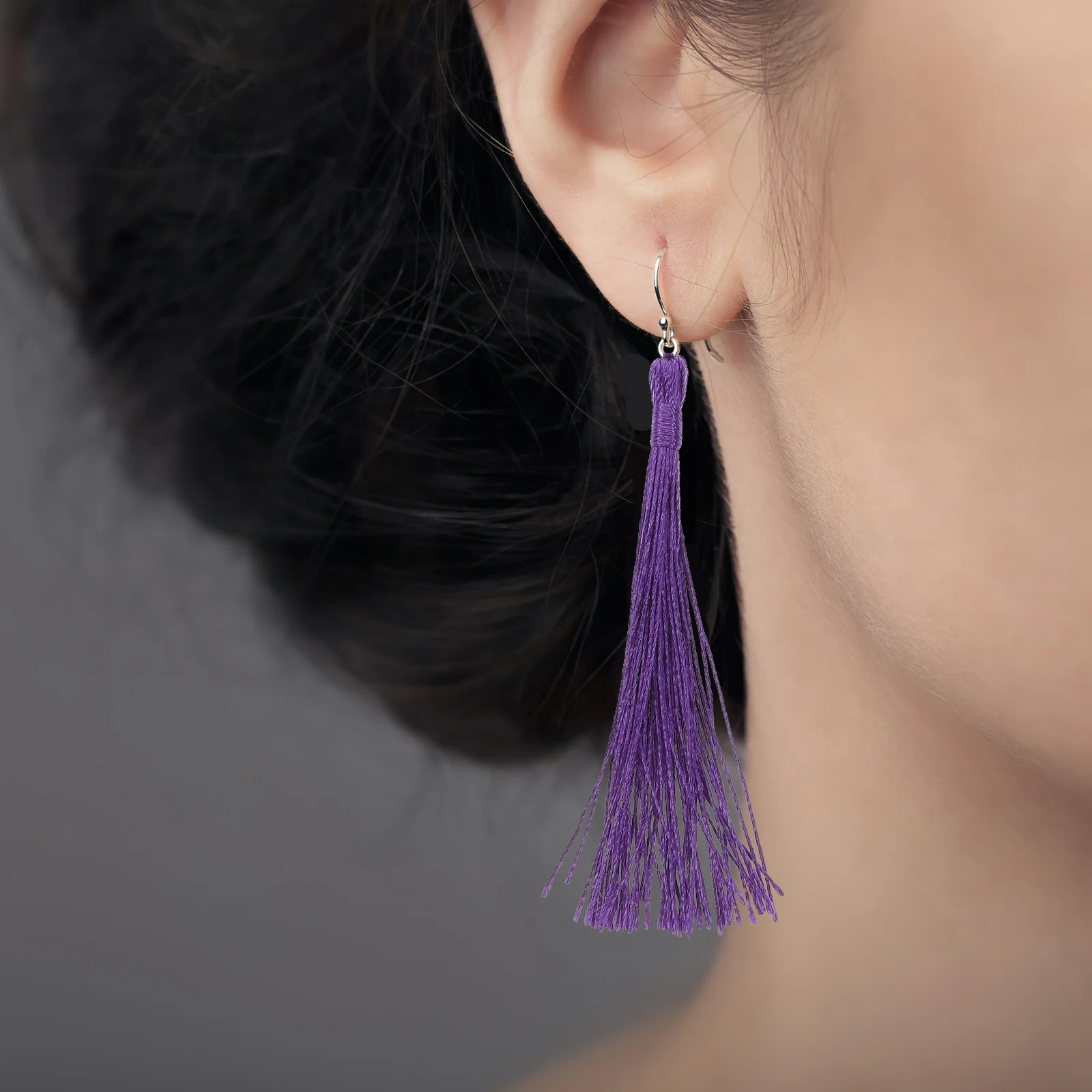 

Handmade Tassels Purple DIY Craft Supplies for Jewelry Making Earring Bracelet Bookmark Decor Gift DIY Tassels