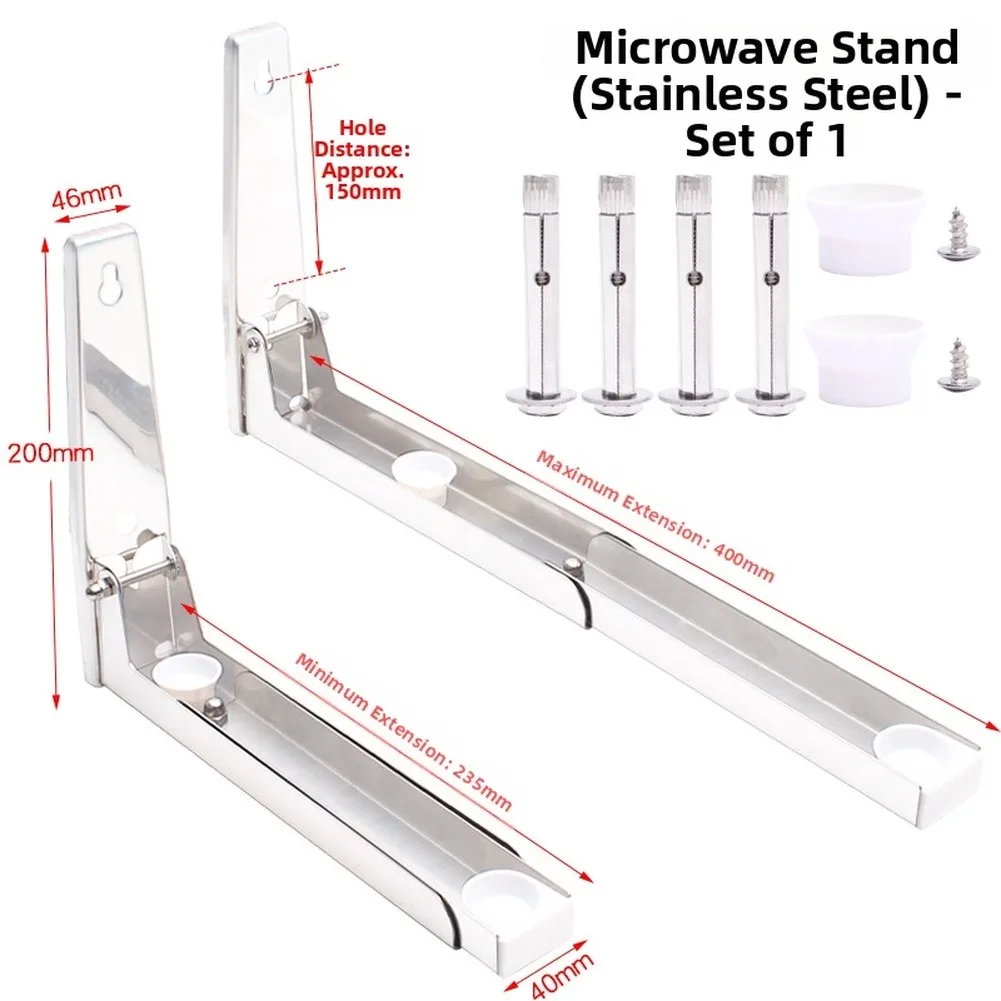 Wall Mounted Holder Oven Rack For Daily Cooking Tasks Silvery Oven Shelf For Kitchens Oven Rack Sturdy Construction