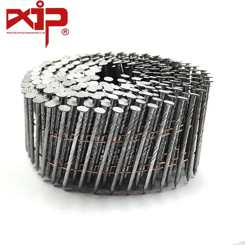 

Coil Siding Nails 55mm 15 Degree Collated Wire Full Round Head Coil Framing Nails for Pallets with Good Quality for Nail Gun