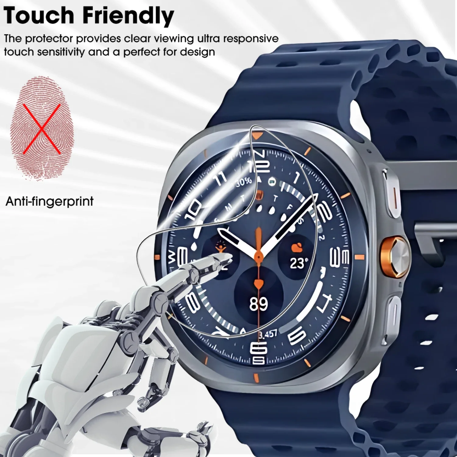 3-30PCS Soft Hydrogel Films For Samsung Galaxy Watch 8 Classic Anti Scratch Screen Protectors For Samsung Watch8 40MM/44MM