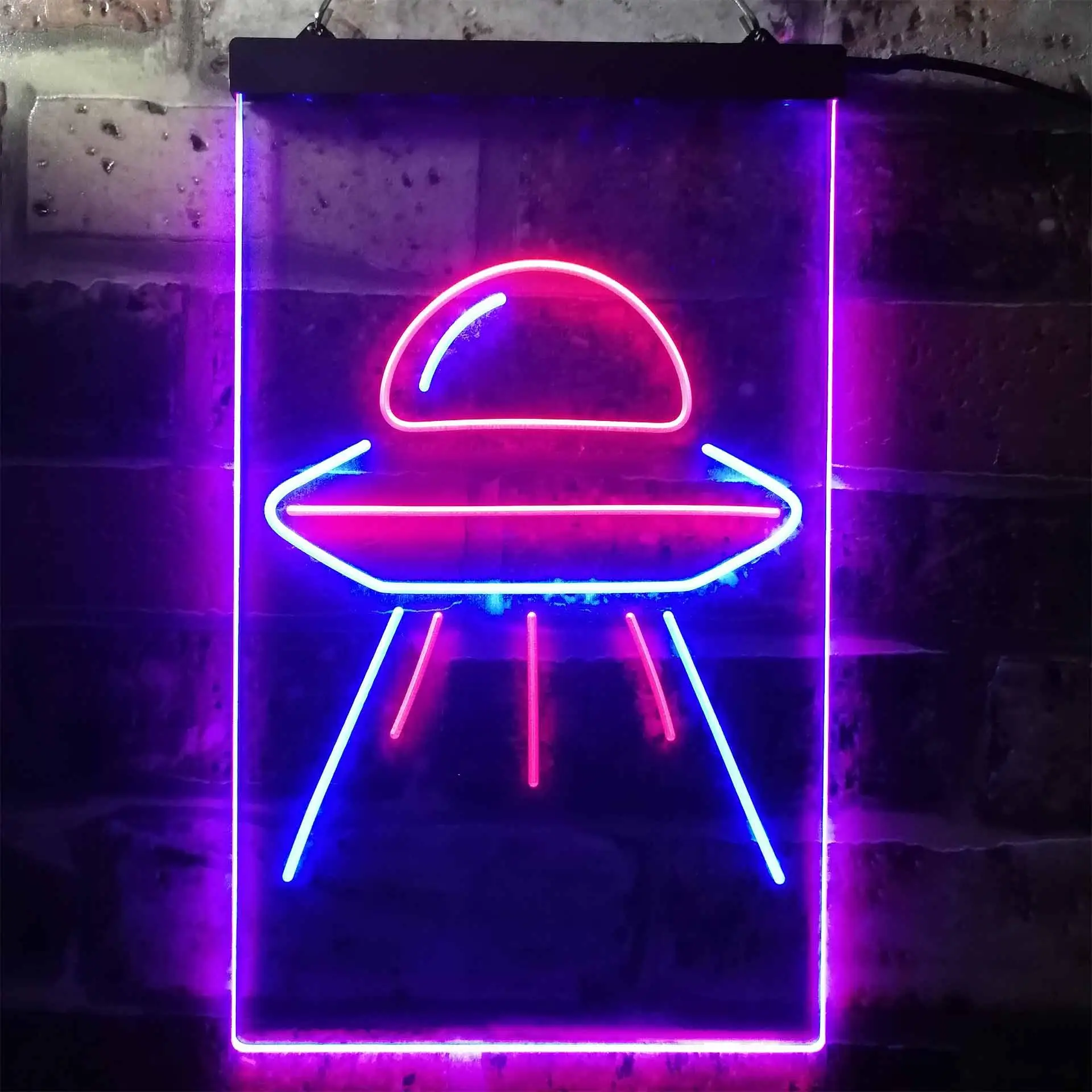 

UFO. Spaceship Dual Color Led Neon Sign st6-i3287
