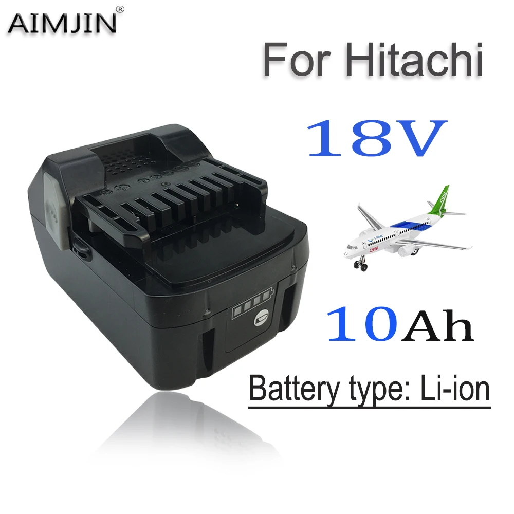 

For Hitachi 18V 6000/8000/10000mAh Li-ion Battery， Cordless Power Tools for BSL1850 BSL1860 BCL1815 EBM1830 BSL1840