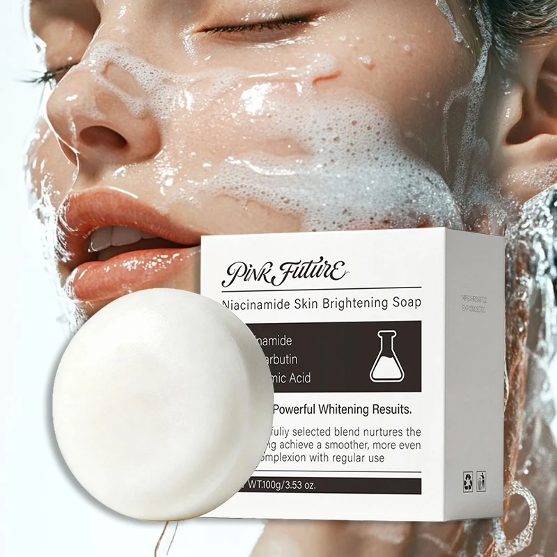 Niacinamide Brightening Cleansing Soap Deep Cleansing Moisturizing smoothing Even Out Dull Complexion For Face Body Skincare
