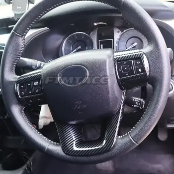 適用於豐田Fortuner 2016-2025的汽車換檔面板蓋板,ABS碳纖維內飾,中控台換檔面板蓋板貼紙 10 最佳銷售 碳纖維豐田Fortuner - №10