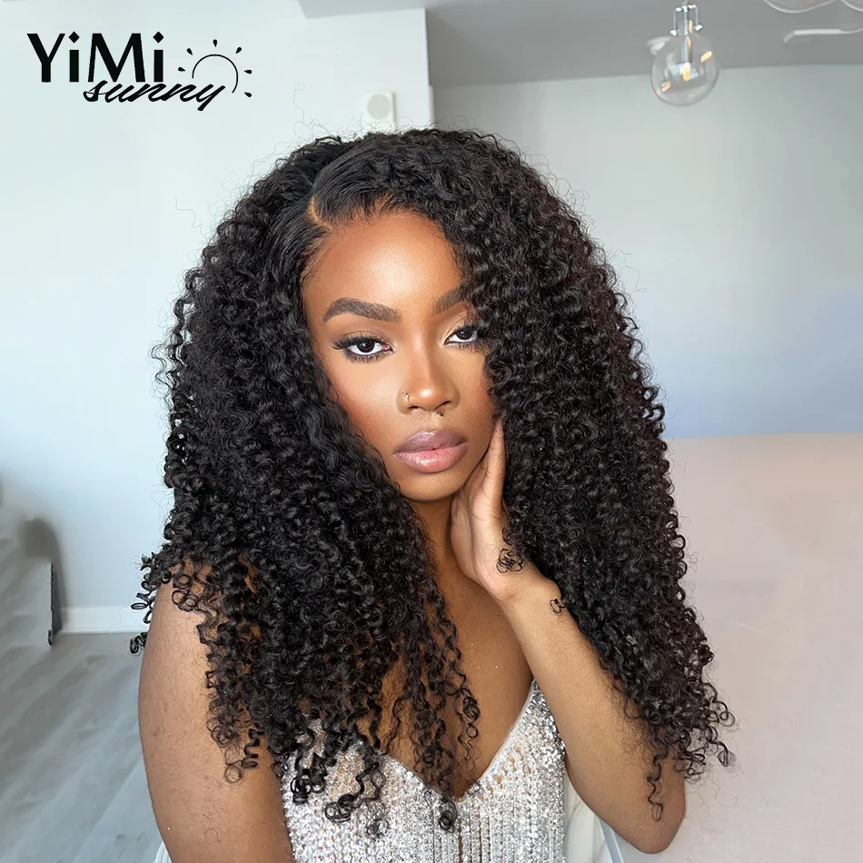 Raw Birmese Curly Human Hair Bundles For Woman Unprocessed Extension Weft 3/4 Curl Bundles To Make Full Head For Women Yimisunny