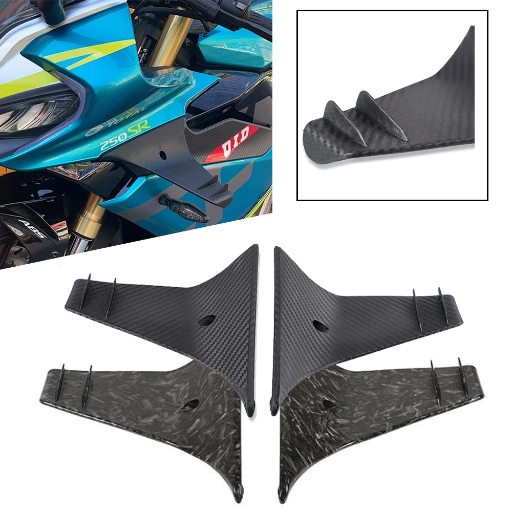 

250 SR 300 SR Motorcycle Front Fairing Aerodynamic Winglets Dynamic Wing For CFMOTO CF MOTO 250SR 300SR 2020 2021 2022 2023 2024