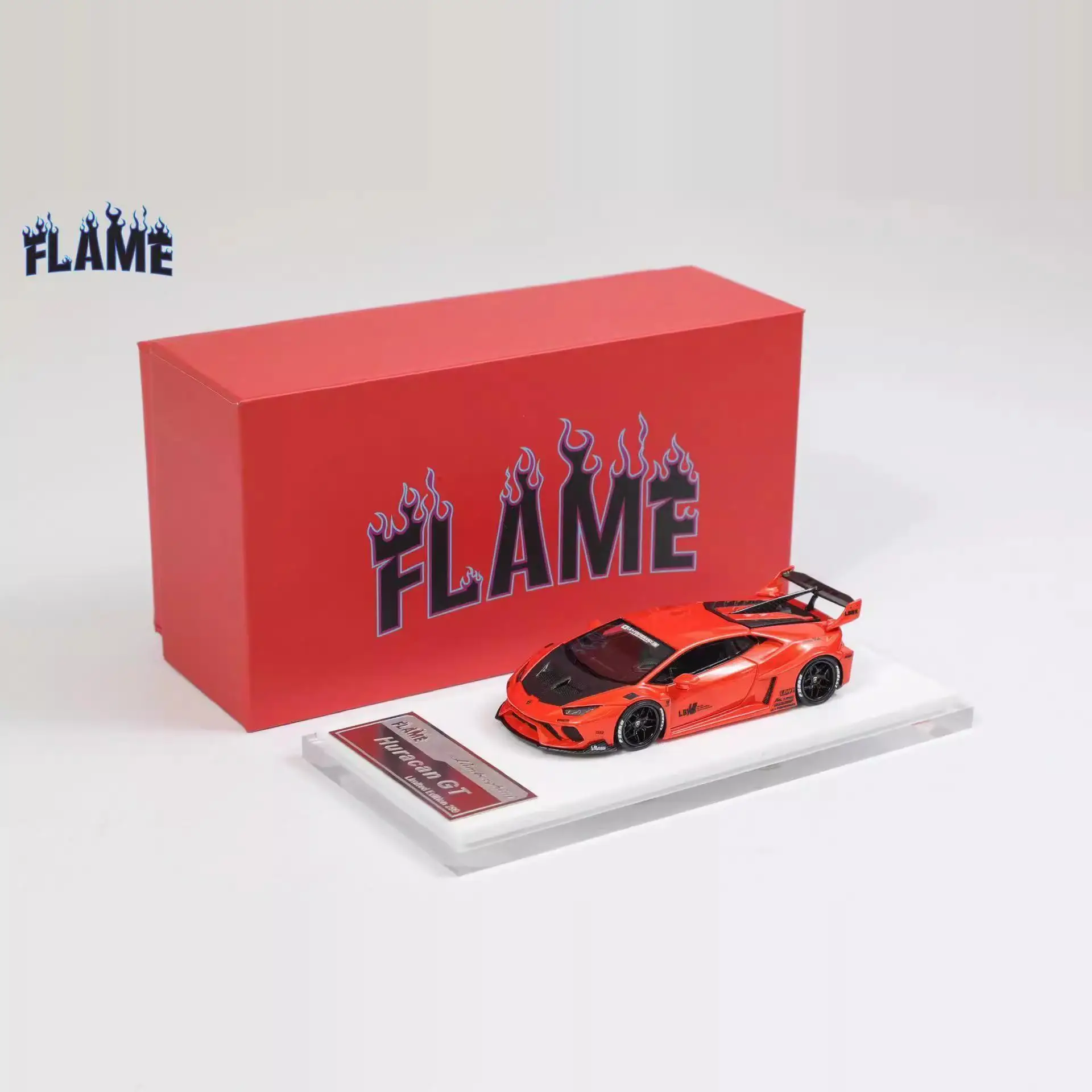 Lamborghini Huracan GT LP610 FLAME1:64 True Scale Miniatures Resin Car Model Collection Gifts