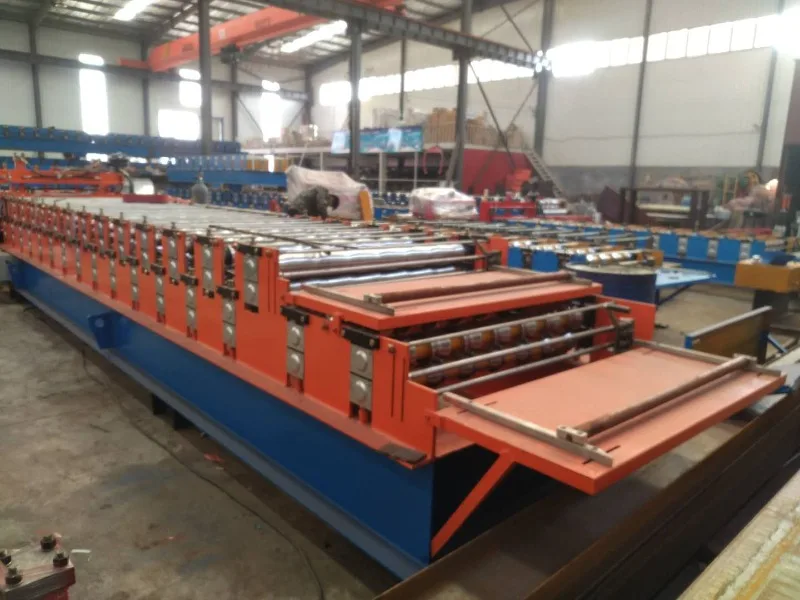 Customized Factory Custom Trapezoidal Roofing Machine Trapezoidal Double Deck Forming Machines