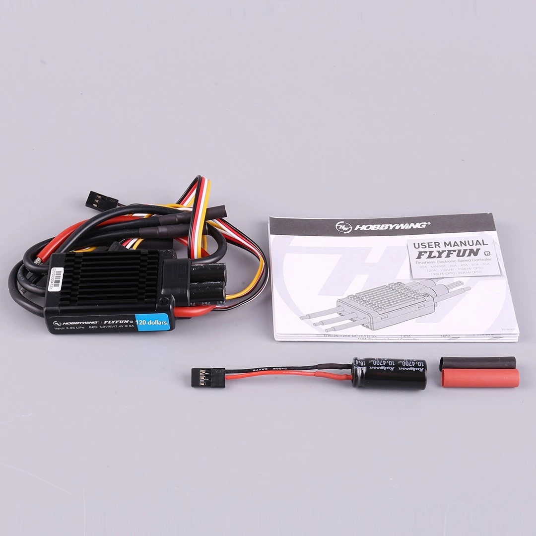 For Hobbywing FLYFUN 120A 3-8S V5 electronic control Feiteng series brushless electronic control aircraft model accessories