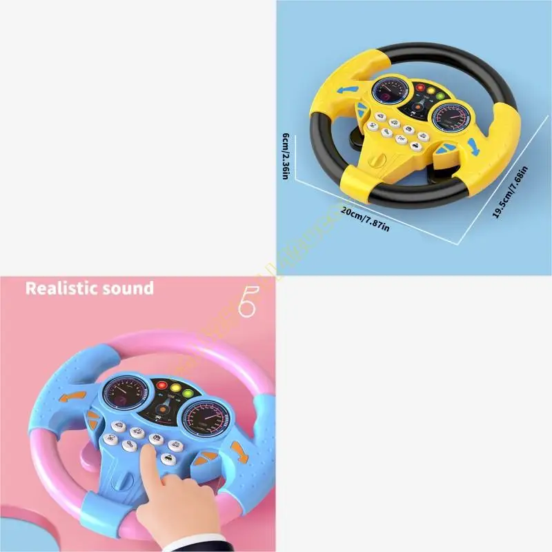 

Pink Steering Wheel Toy For Little Girls Encouraging Hands On Play DXAD