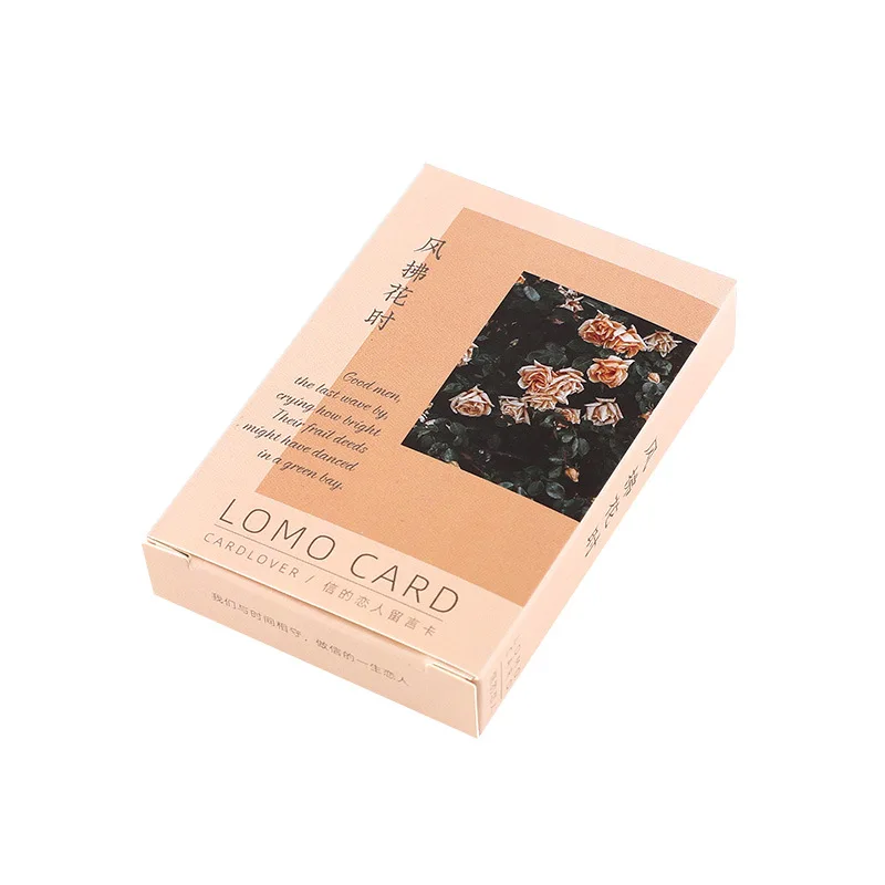 

28 Sheets Natural Flower Plant Series Lomo Mini Postcards Set DIY Message Cards Eco-Friendly Birthday Gift