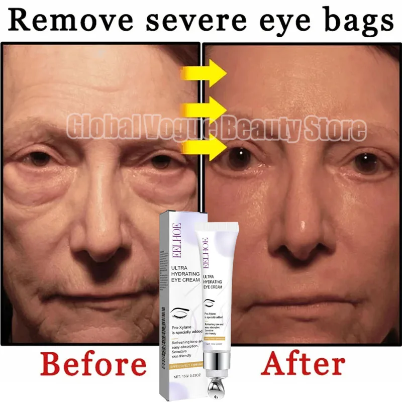 

Instant Firming Eye Cream Remove Eye Bags Puffiness Tighten Eyes Around Skin Fade Dark Circles Brighten Eye Massage Care Product