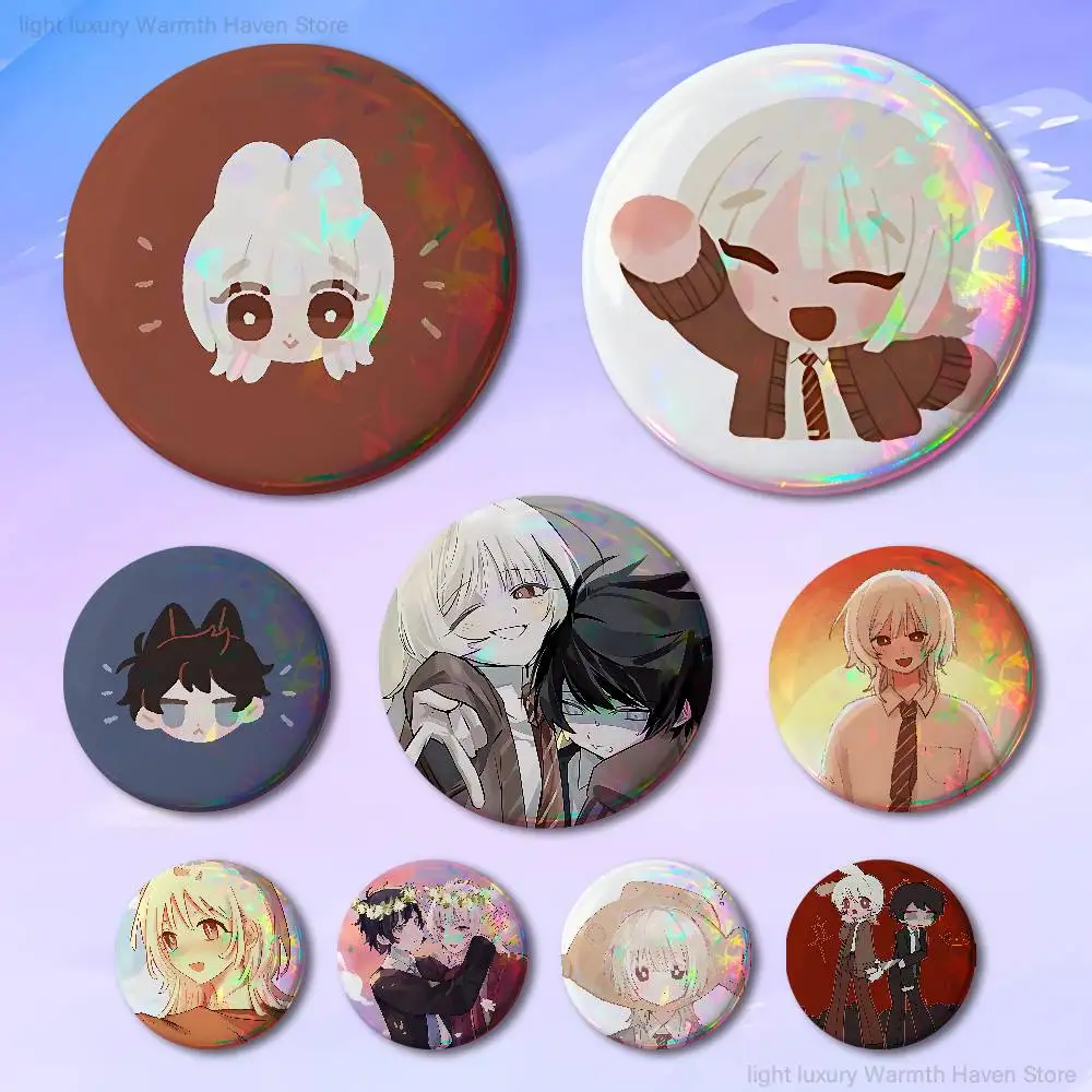 Game S-Saihate S-Station Custom Badges 75mm 44mm 25mm Brooch Backpack Hat Enamel Pins Accessories Toys Gifts
