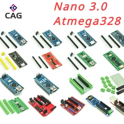 arduino Nano 3.0 Atmega328 Controller Compatible Board WAVGAT Module PCB Development Board without USB V3.0