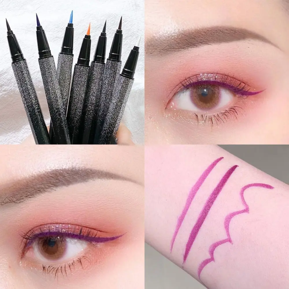 อายไลเนอร์ชนิดน้ำแบบไม่เลอะเลือน ดีไซน์ลายดาว ปากกาอายไลเนอร์ไม่ซีดจาง ง่ายต่อการลงสี อายไลเนอร์กันน้ำ ใช้แต่งหน้าได้อย่างง่ายดาย