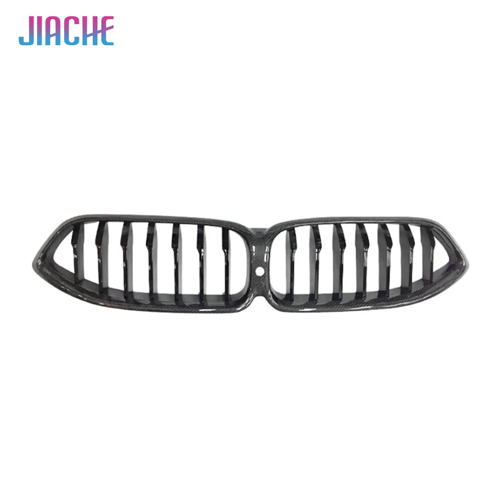 

Передний бампер JCYECF, однолинейная решетка, гоночная решетка для BMW 8 серии G14 G15 G16 2019 + передние решетки с камерой